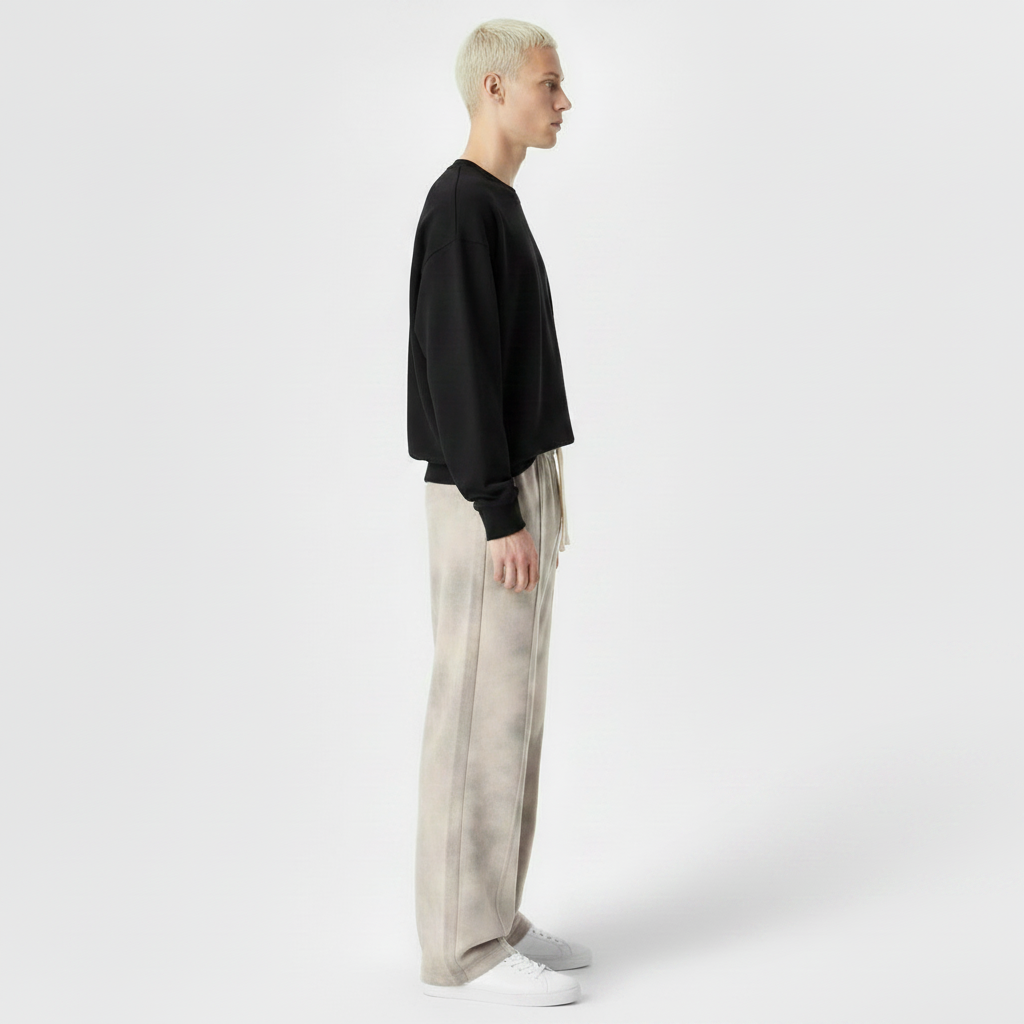 Men's Retro Casual Loose Wide-Leg Pants