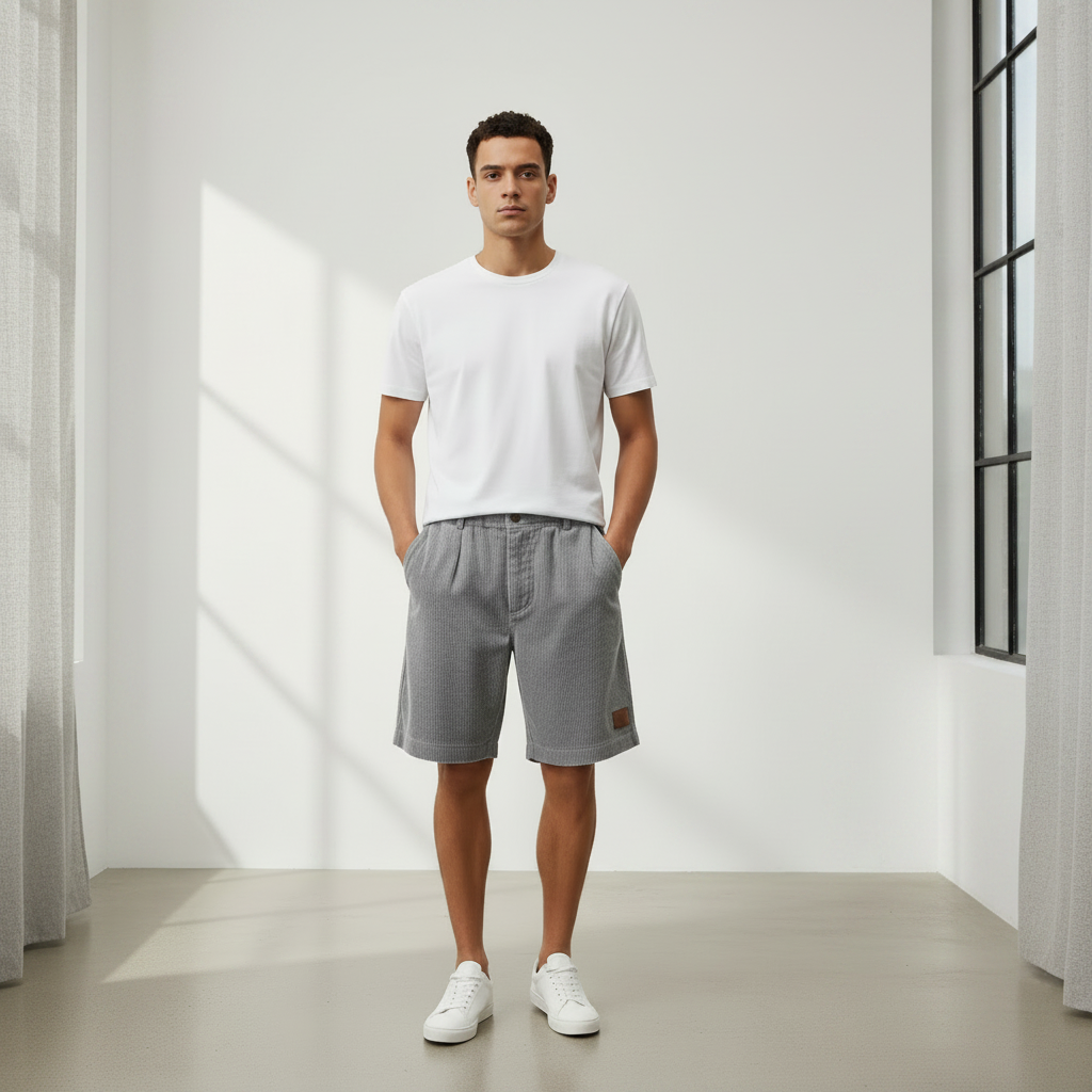 Men's Corduroy Casual Workwear Shorts