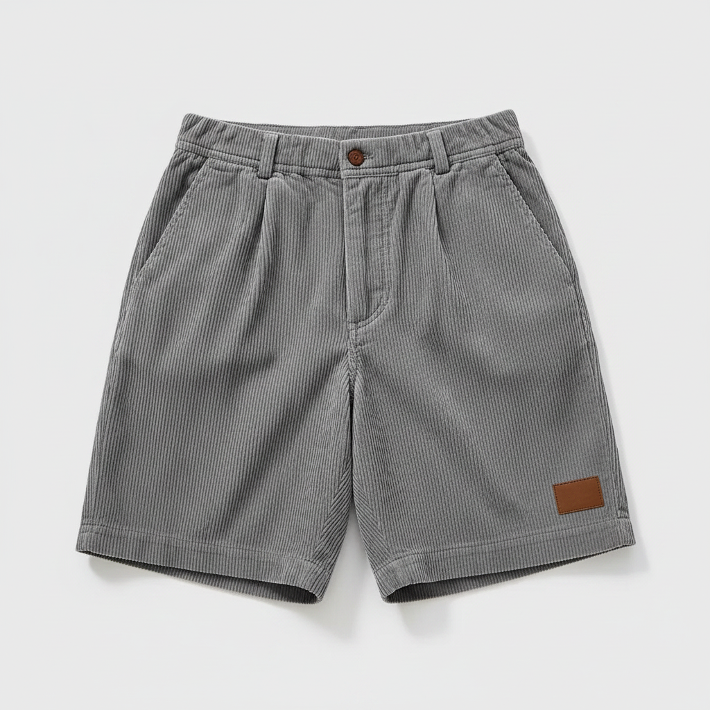 Men's Corduroy Casual Workwear Shorts