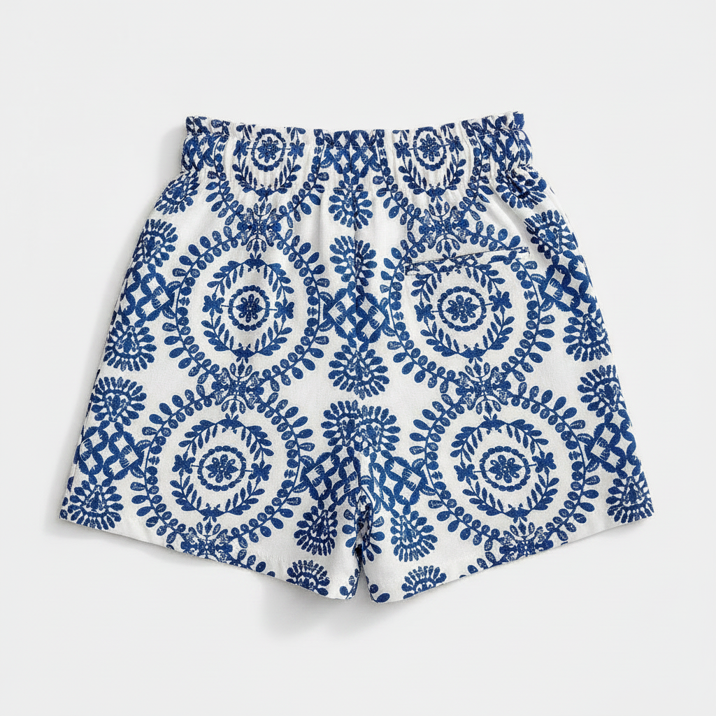European And American-style Fashionable Printed Casual Shorts