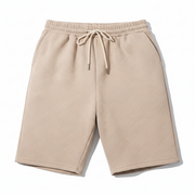 Mens Jacquard Lightweight Casual Loose-fit Shorts