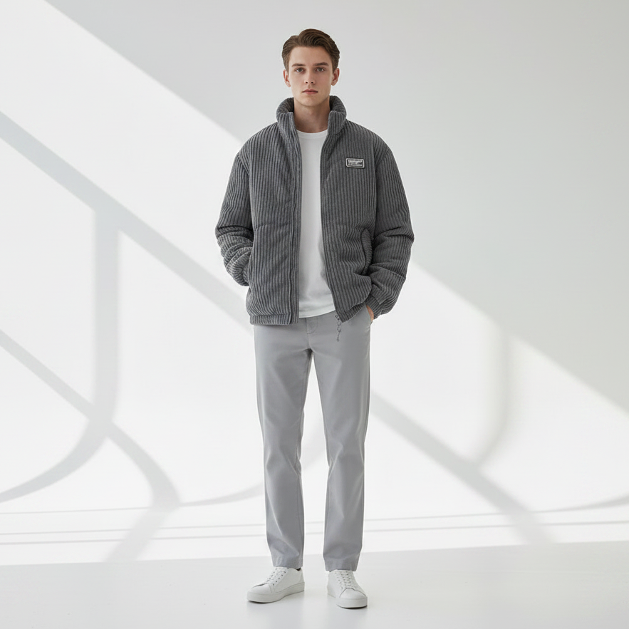 Men's American Retro Thick Cotton Jacket