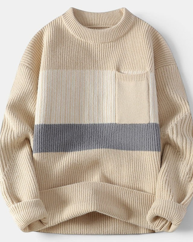 Men's Loose All-Match Knit Coat Sweater – Autumn/Winter