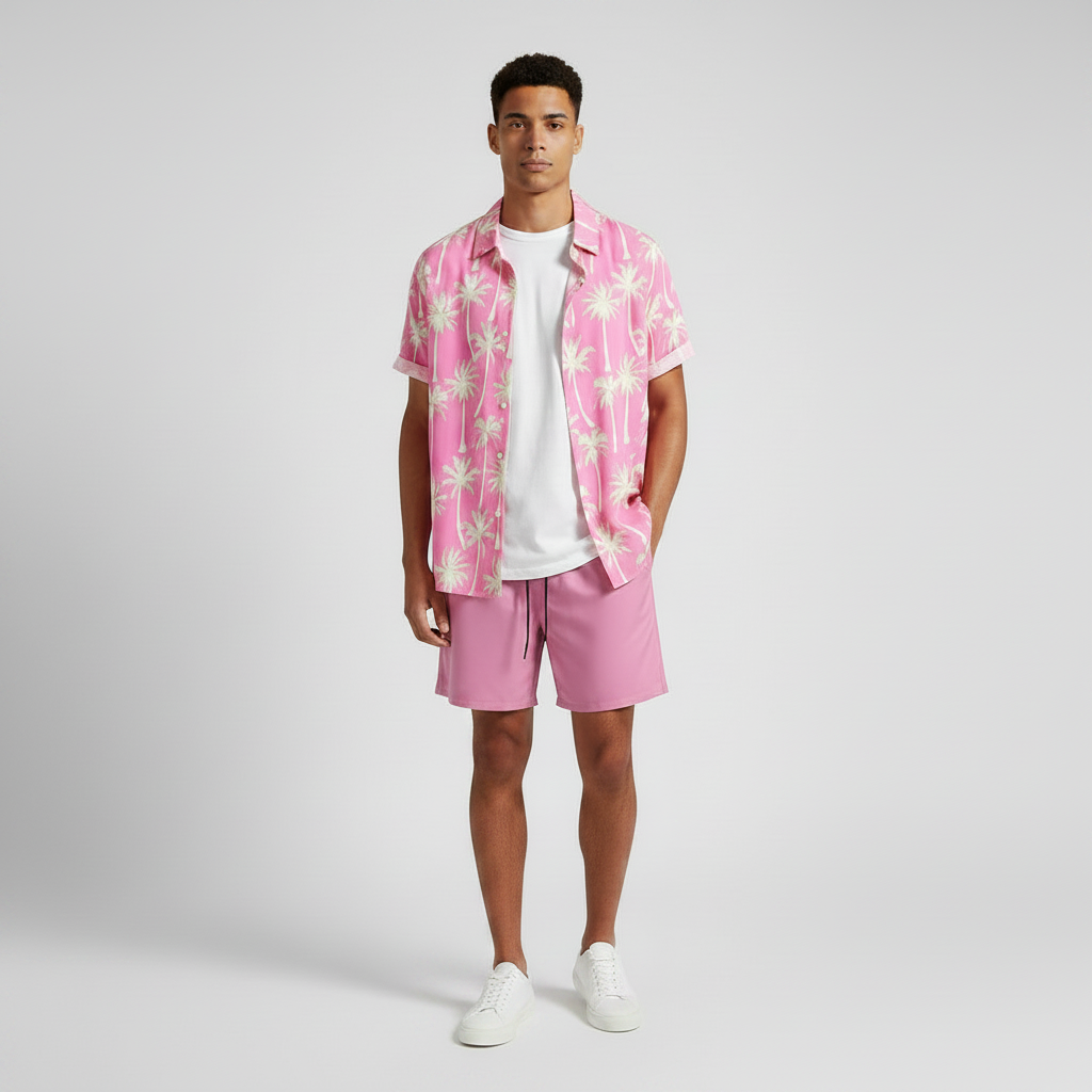 Casual Mens Summer Street-style Outfit