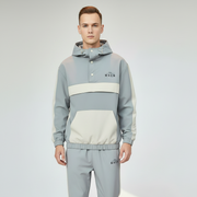 Two Piece Suit Men Fashion Hooded Jacket Coat Pants