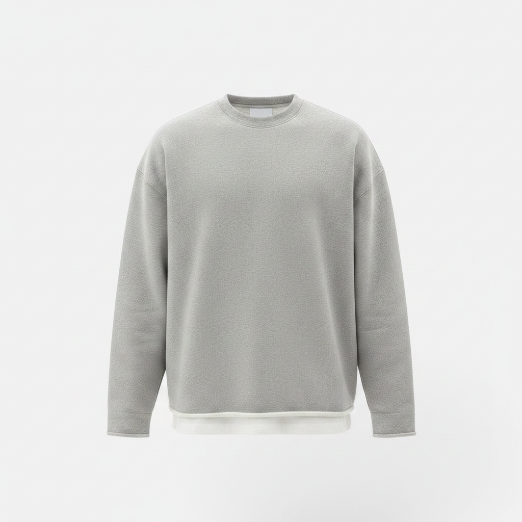 Men's Loose Pullover Round Neck Knit Sweater