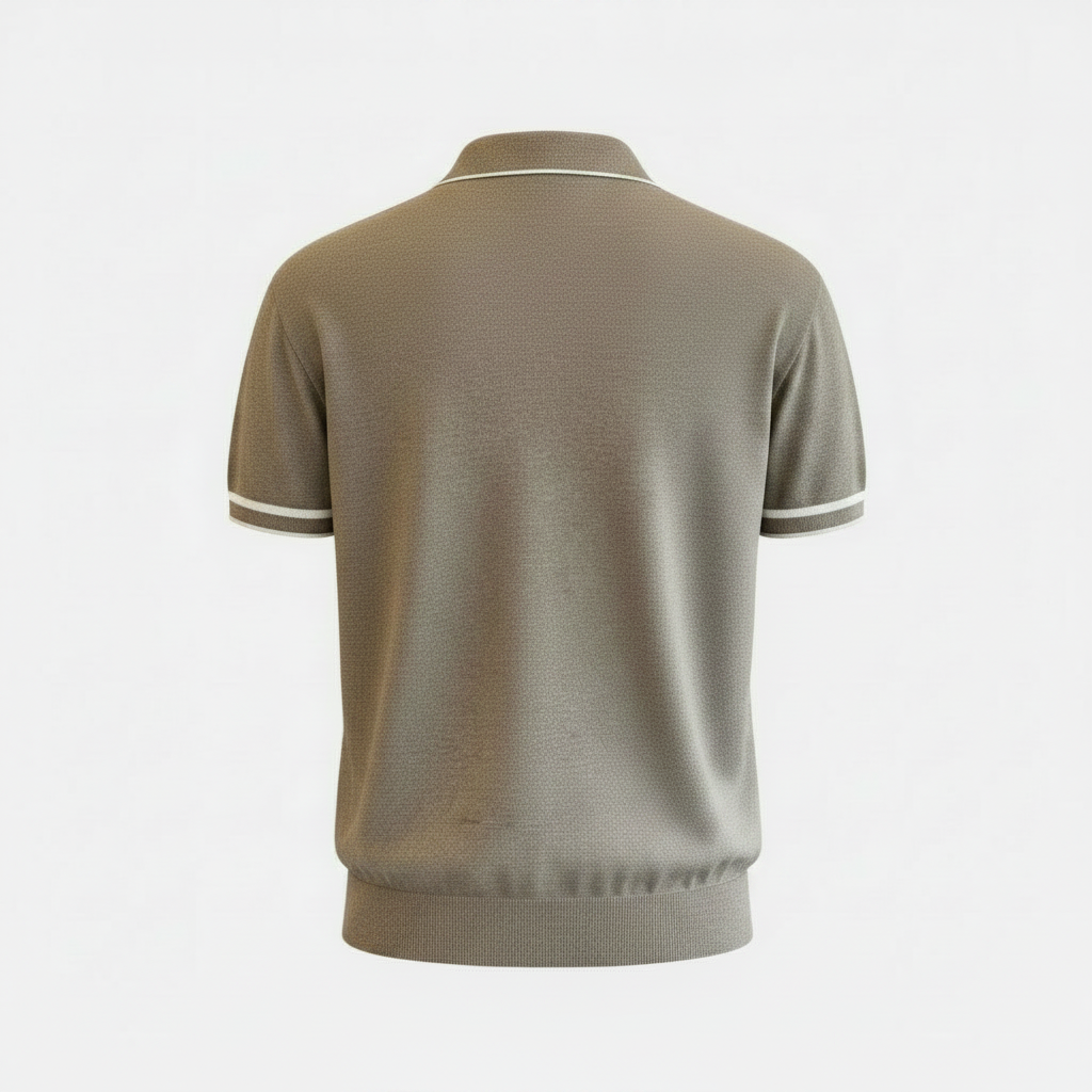 Japanese Style Colorblock Vneck Drapey Breathable Tshirt