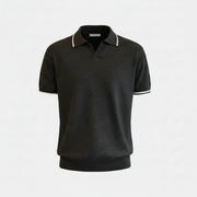 Japanese Style Colorblock Vneck Drapey Breathable Tshirt