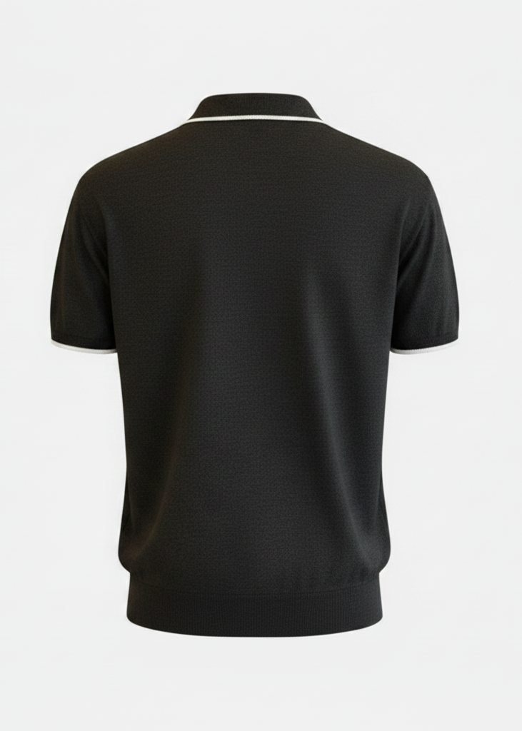 Japanese Style Colorblock Vneck Drapey Breathable Tshirt