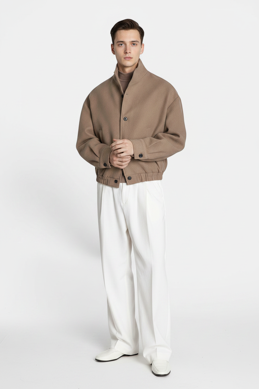 Men's British Style Fashion-Forward Coat