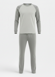 Men's 100% Cotton Antibacterial Autumn Thermal Underwear Set