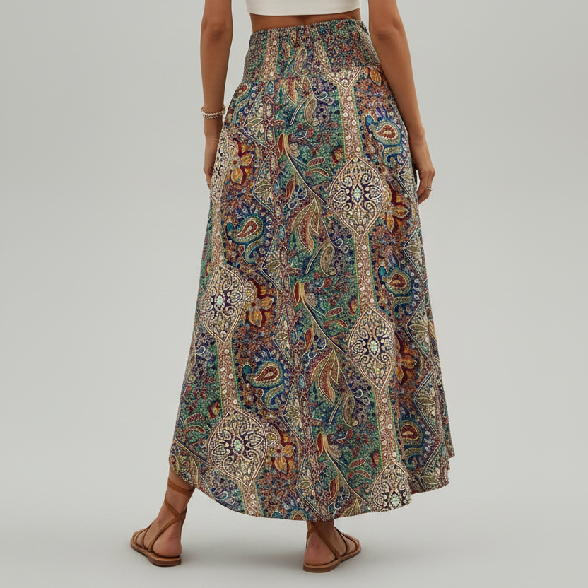 Personality Printed A- Line Skirt Casual