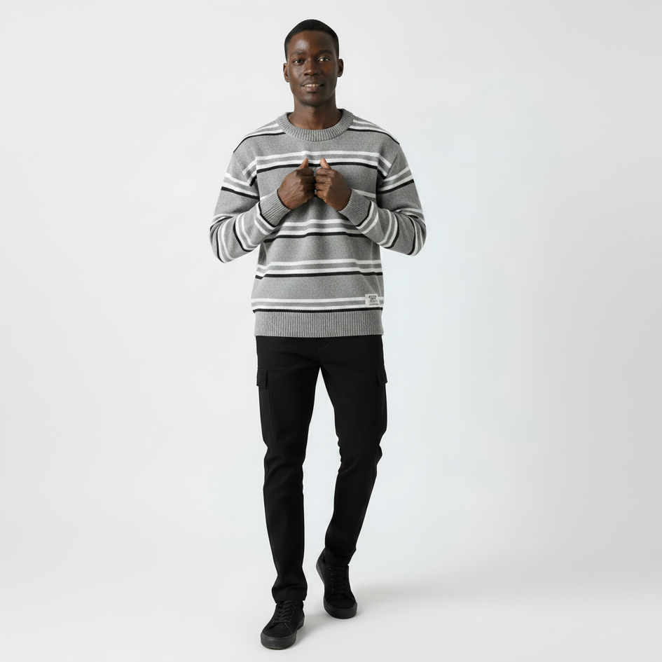 Men's Thickened American Fashion Knitwear Coat