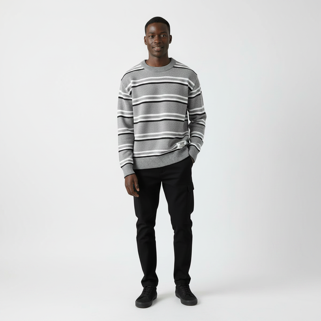 Men's Thickened American Fashion Knitwear Coat