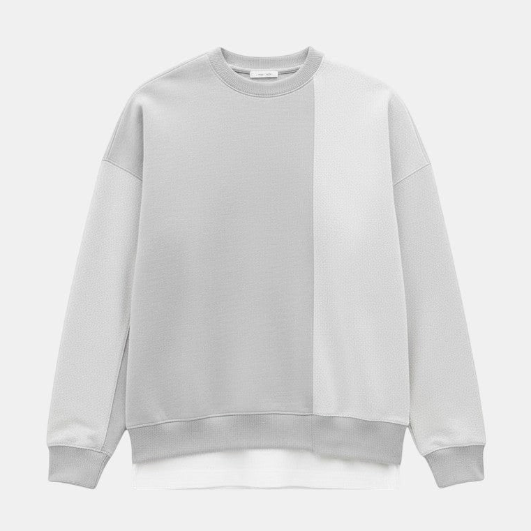 Asymmetric Pattern Sweatshirt