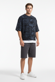 Men's Camouflage Crew-Neck Cotton T-Shirt