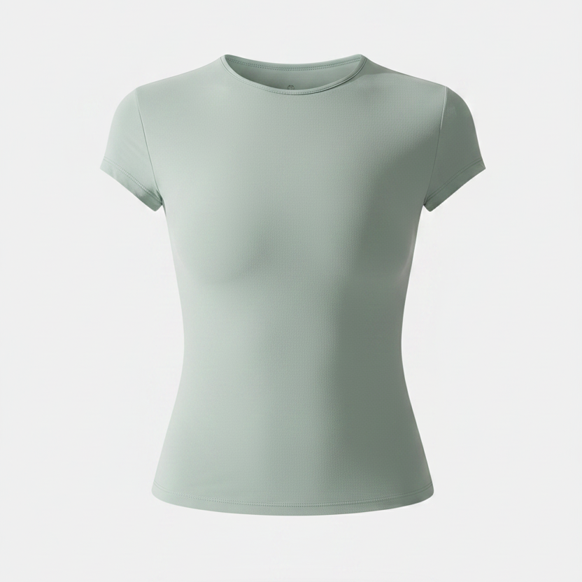 Round-neck Casual Sports Short-sleeve Breathable Quick-drying Yoga T-shirt Tank Top