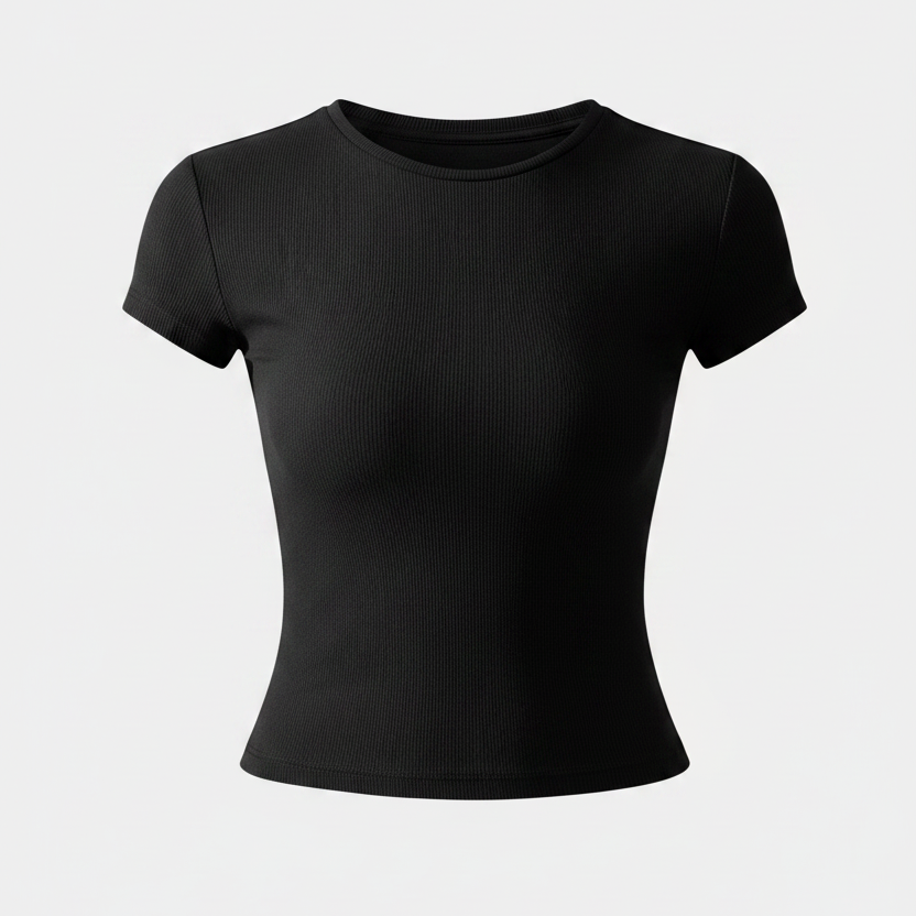 Round-neck Casual Sports Short-sleeve Breathable Quick-drying Yoga T-shirt Tank Top
