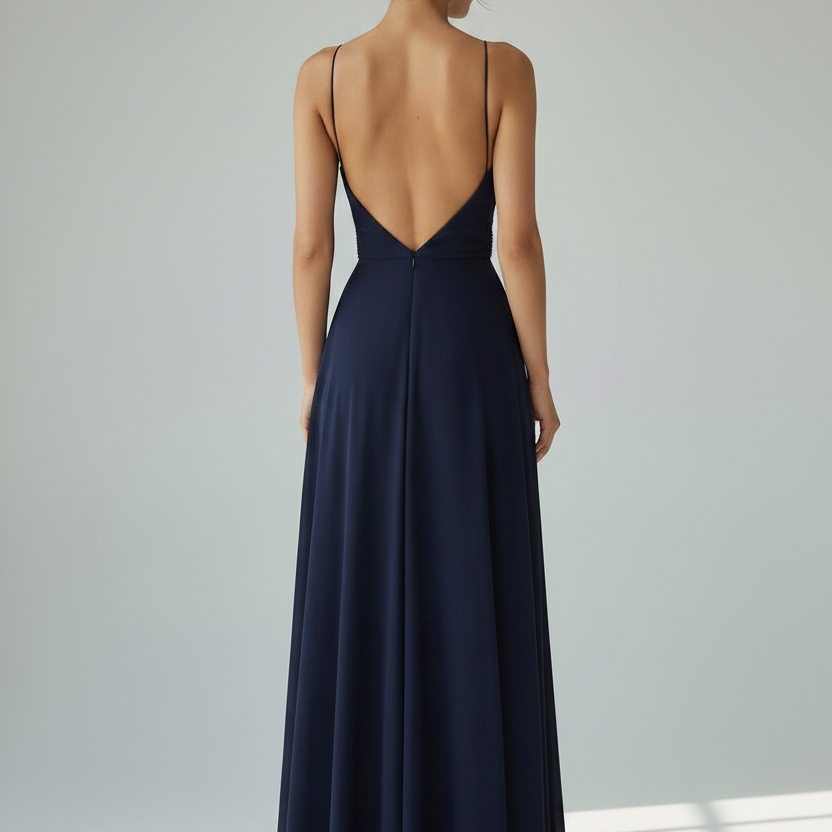 Sexy Sleeveless Backless Boho Maxi Dress
