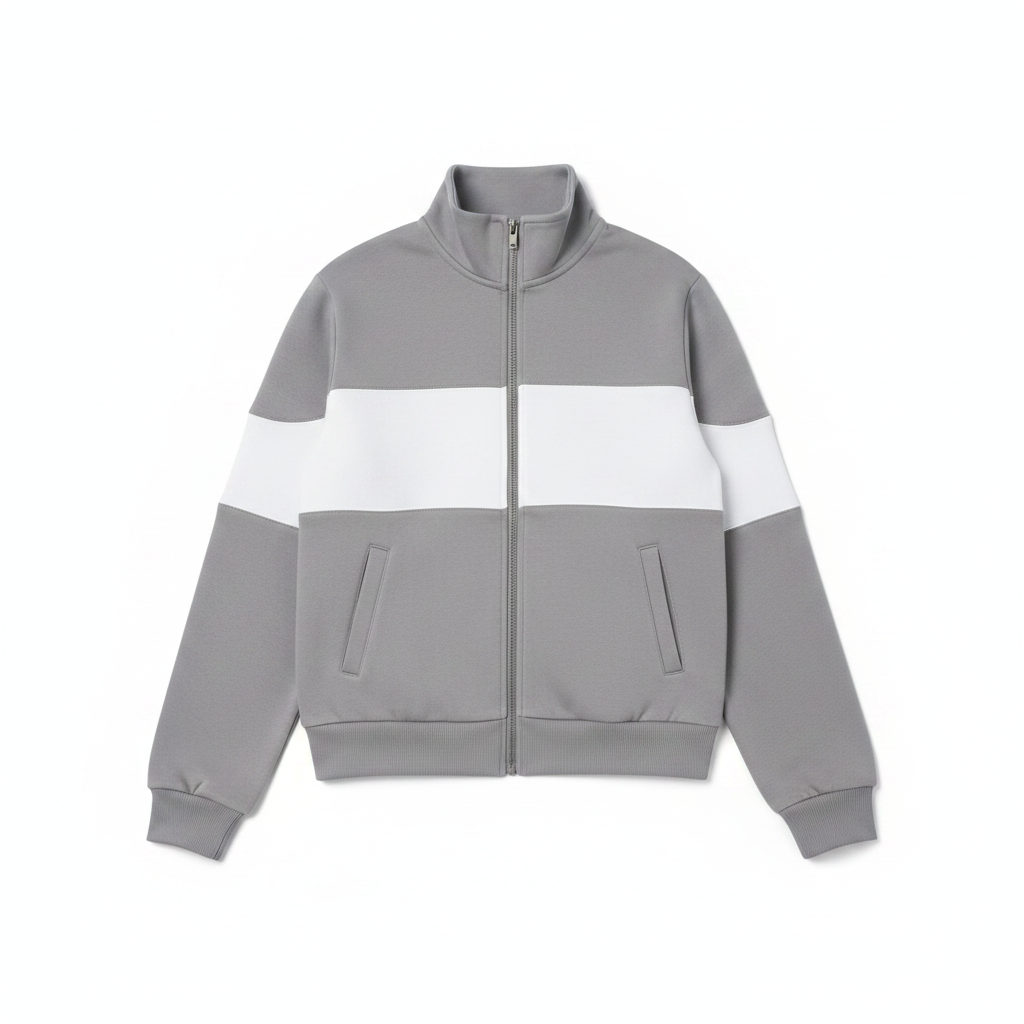 Women's Contrast Colour Long-Sleeve Sweatshirt & Trousers Casual Suit