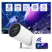 Portable 180° Auto-Focus Smart Home Projector