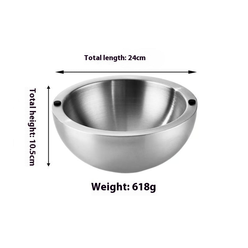 Stainless Steel Fruit And Vegetable Salad Bowl