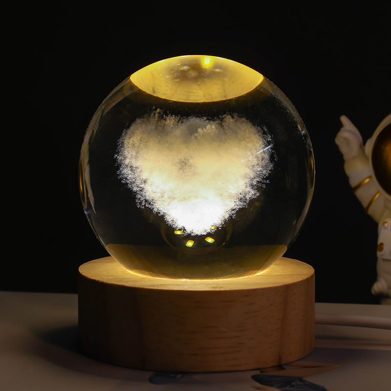 Luminous Crystal Ball Night Light