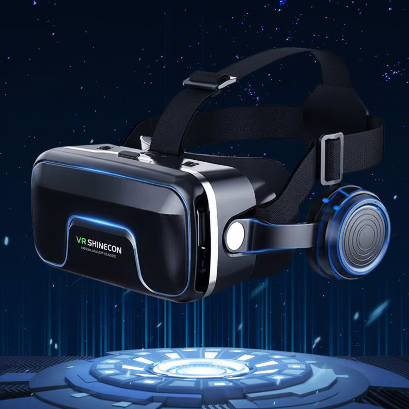 G04EA 7th Generation VR Glasses with Integrated Headphones