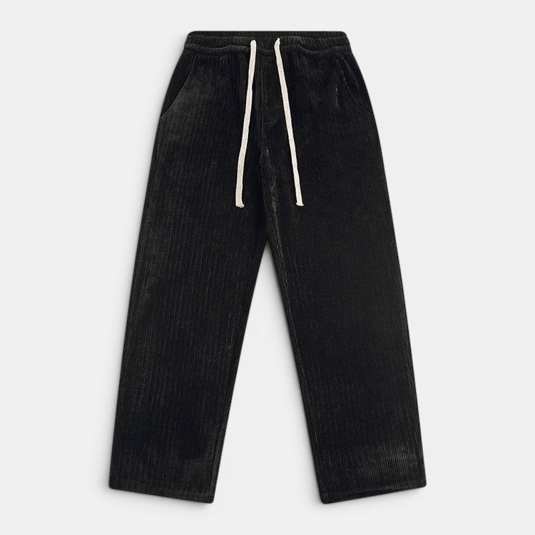 Men's Corduroy Draped Knit Sweatpants