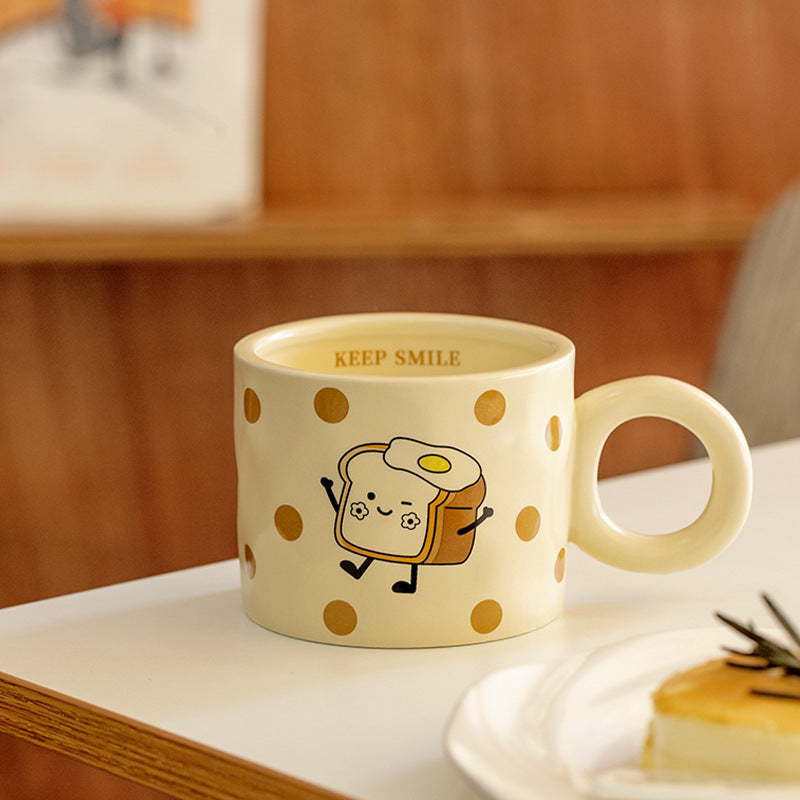 Cream Wind Band Cover Mug