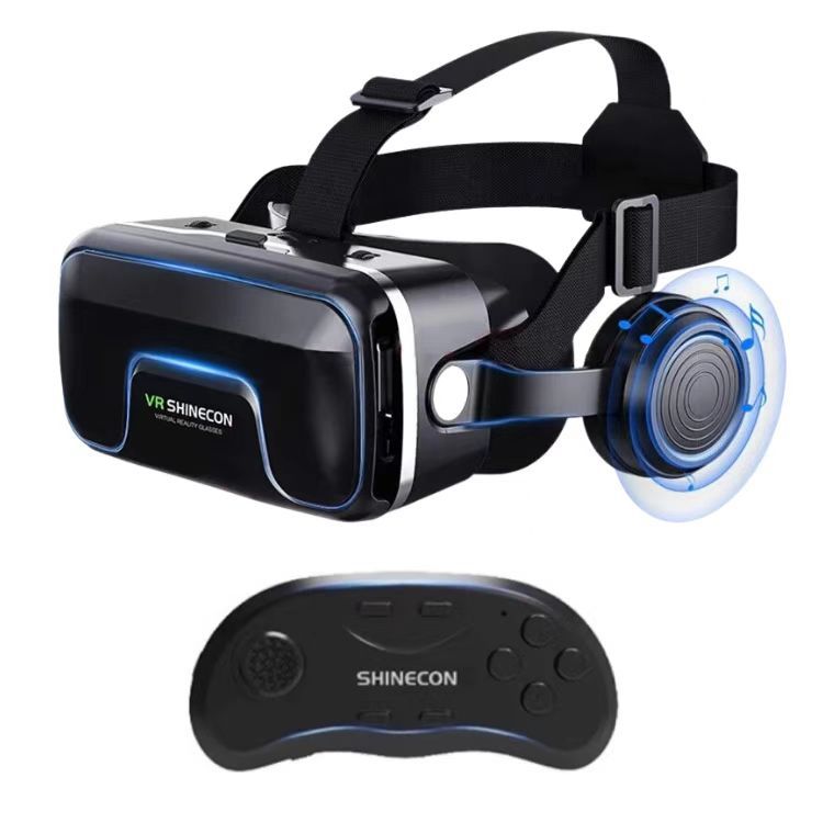 G04EA 7th Generation VR Glasses with Integrated Headphones