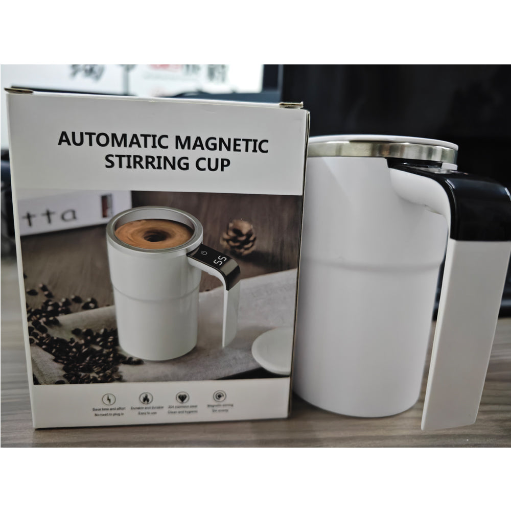 12oz Rechargeable Self-Stirring Magnetic Mug with LED Display