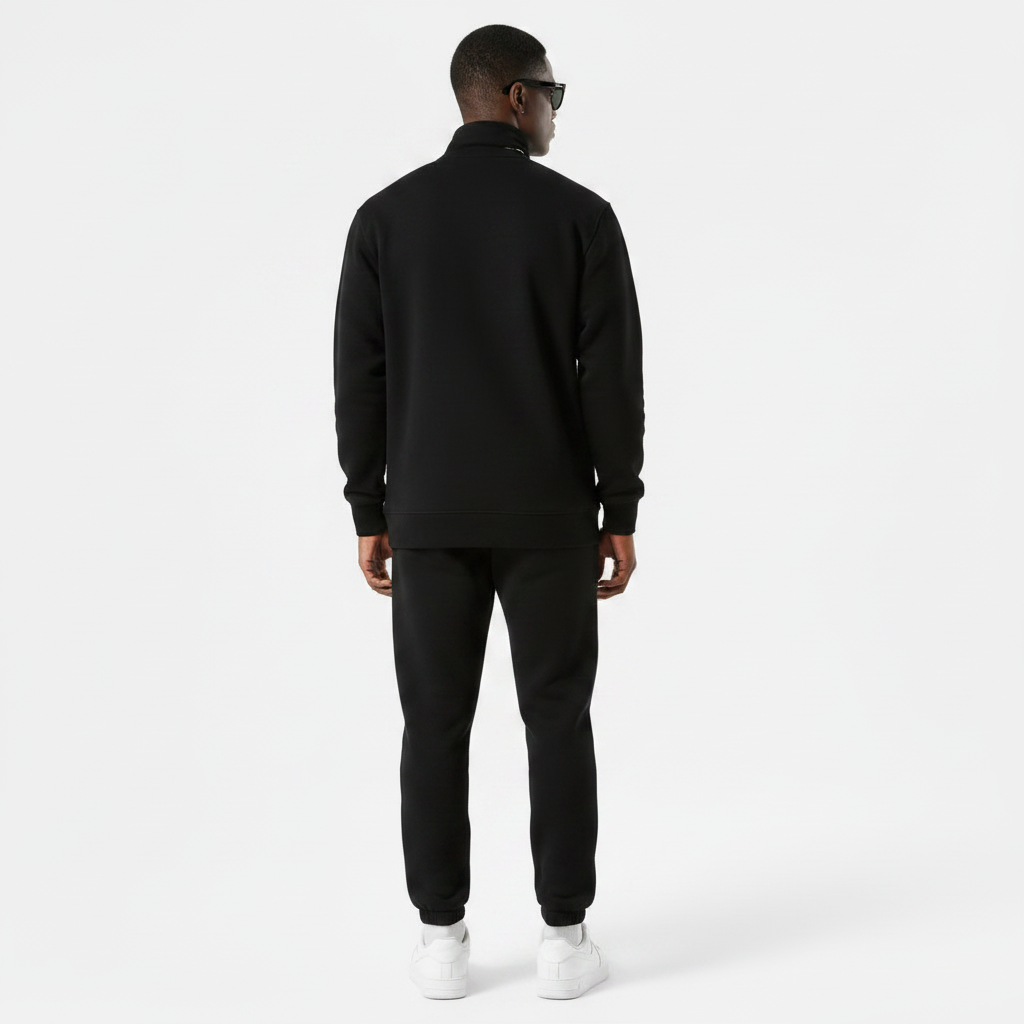 Men's Plus Fleece Warm Polar Fleece Casual Suit