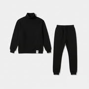 Men's Plus Fleece Warm Polar Fleece Casual Suit
