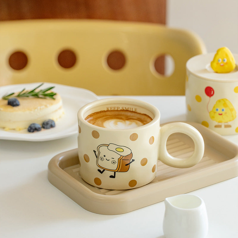 Cream Wind Band Cover Mug