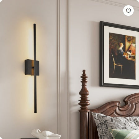 2-Pack Minimalist Modern LED Wall Sconces