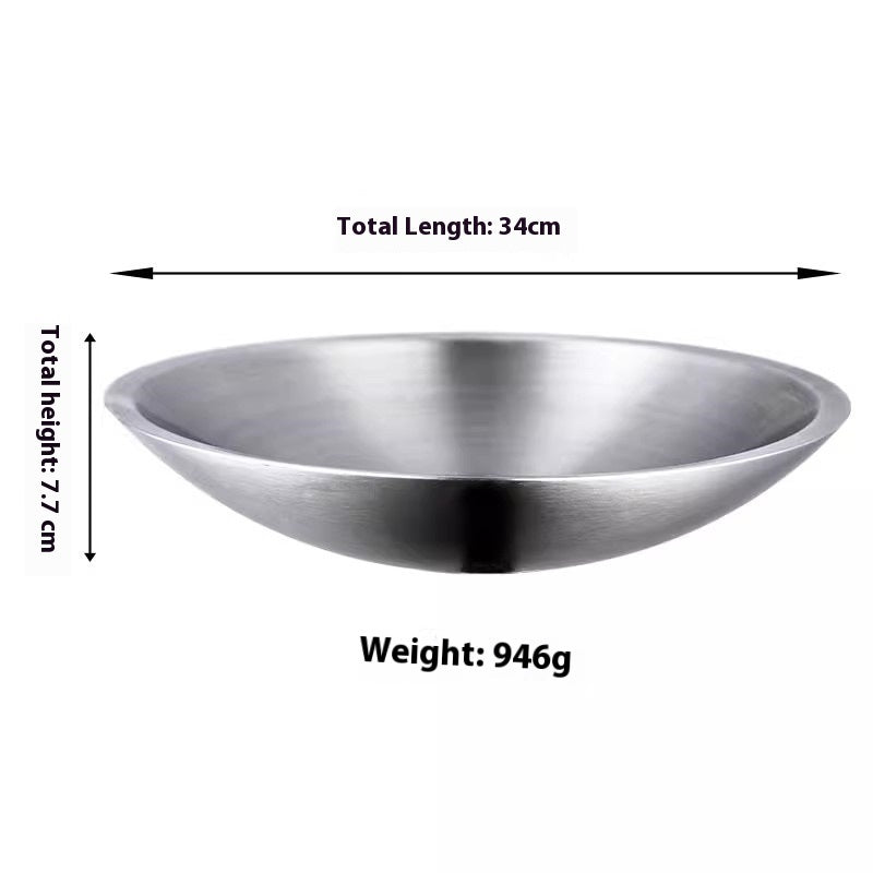 Stainless Steel Fruit And Vegetable Salad Bowl