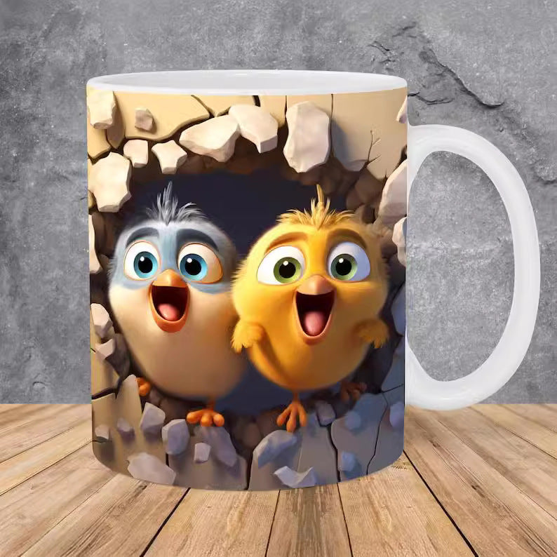 American Cardinals Holly Bird Ceramic Coffee Mug