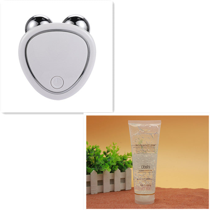 Micro-current Double Roller Facial Massager