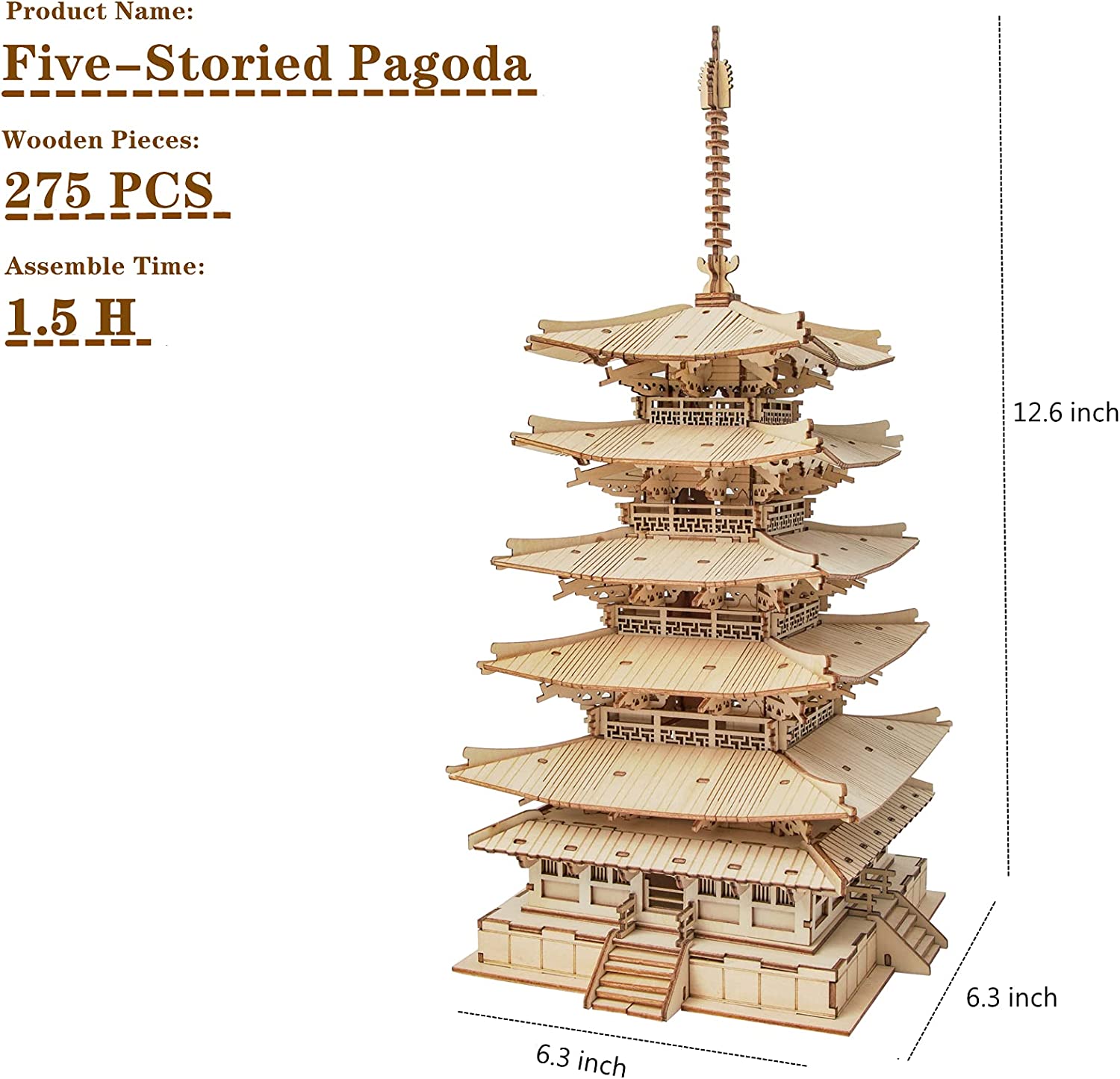 Robotime ROKR Five-storied Pagoda (TGN02)
