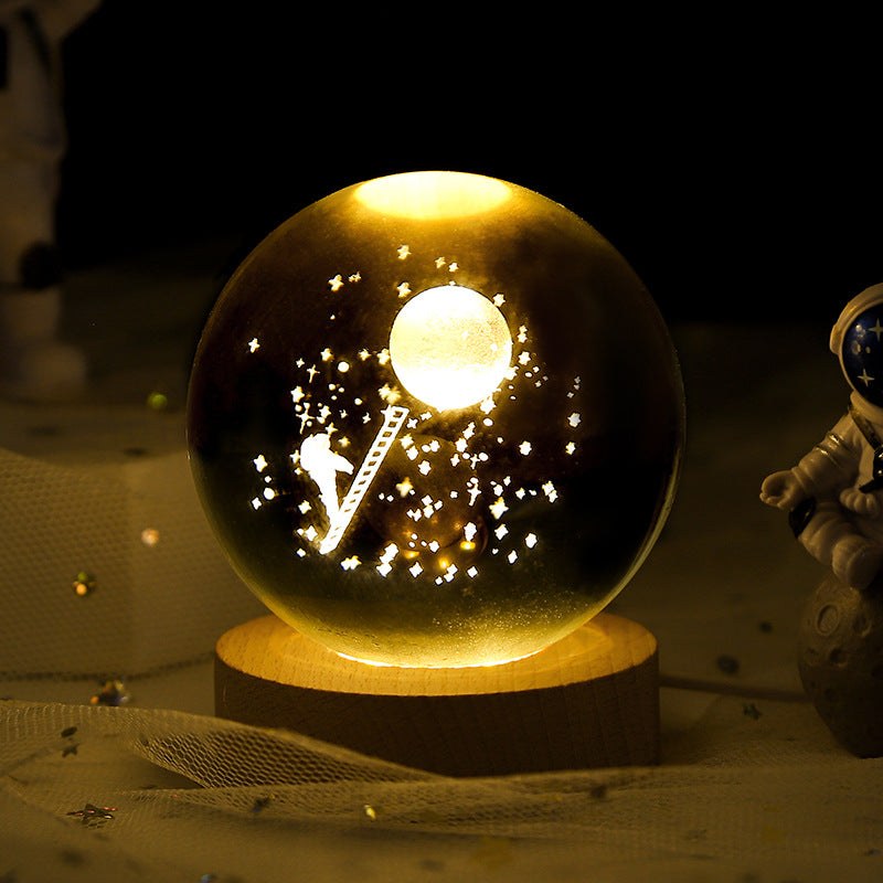 Luminous Crystal Ball Night Light