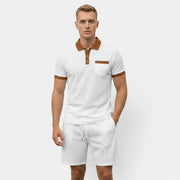 Men's Waffle Lapel Suit – Summer Smart-Casual