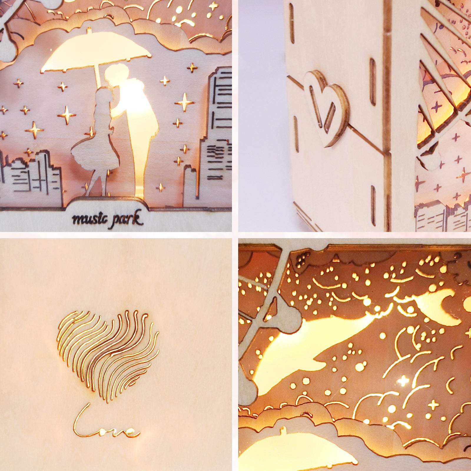 Music Park 3D Wooden Puzzle (Musical Mechanical Model)