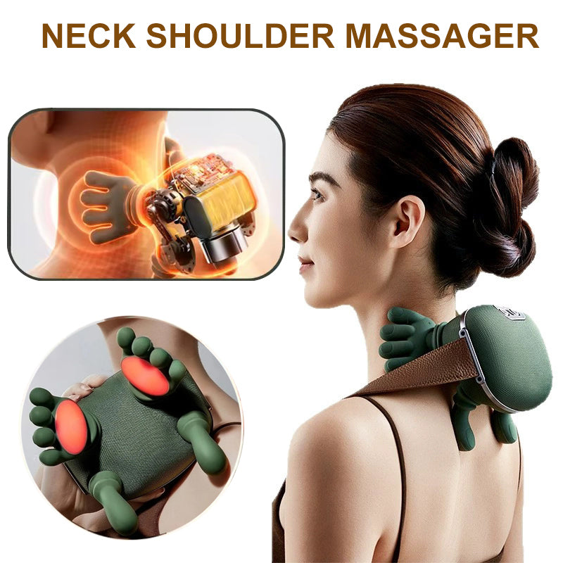 Wireless Electric Neck & Shoulder Kneading Massage Shawl