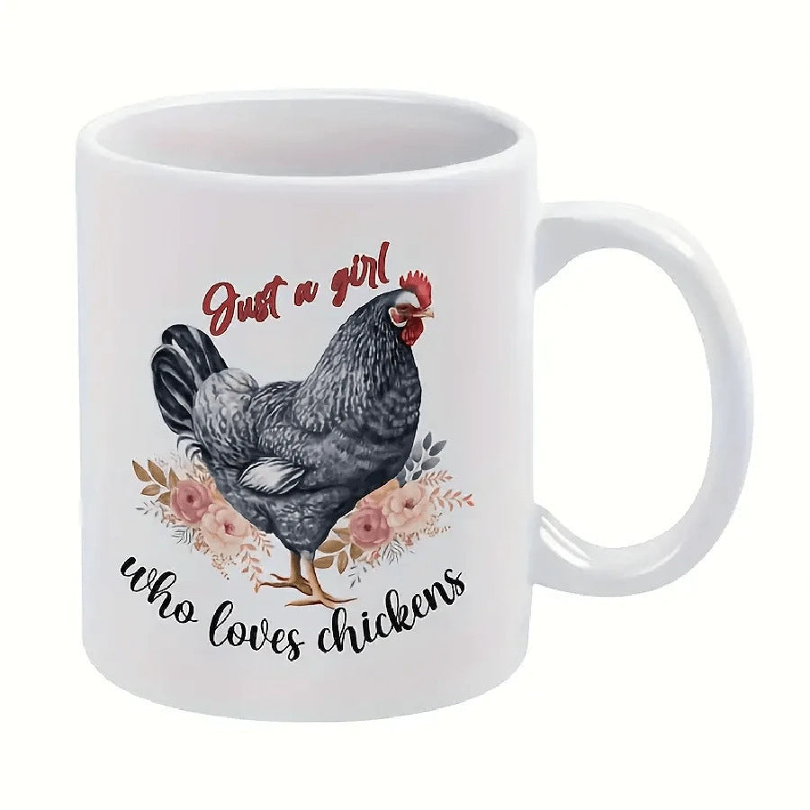 Simple Fashion Office Printing Ceramic Mug