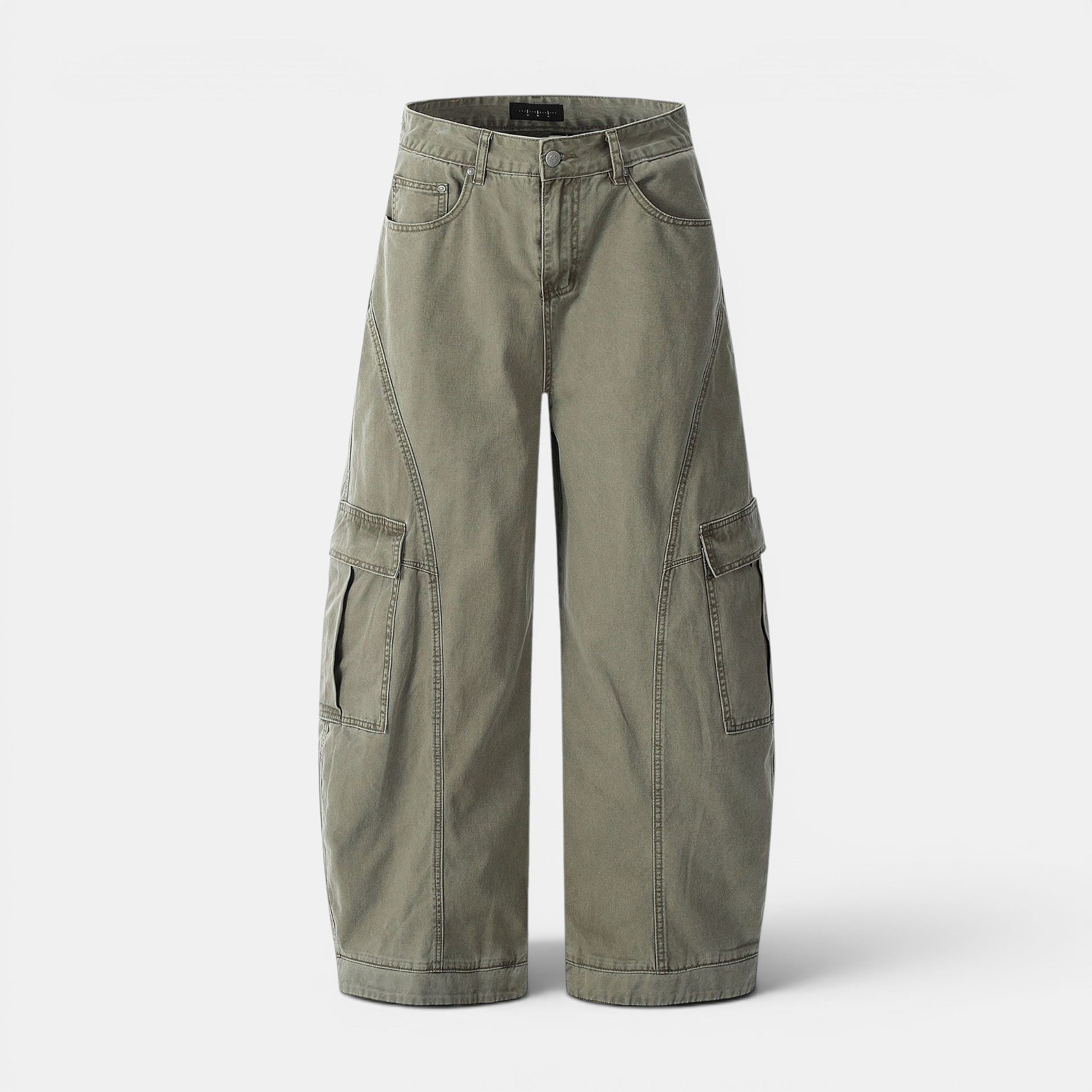 Retro High Street Utility Cargo Matchet Pants