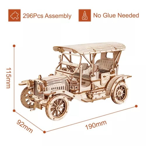 ROKR 3D Wooden Puzzle Vintage Car MC801