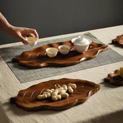 Home Wooden Tea Tray Restaurant Baking Fruit Pastry