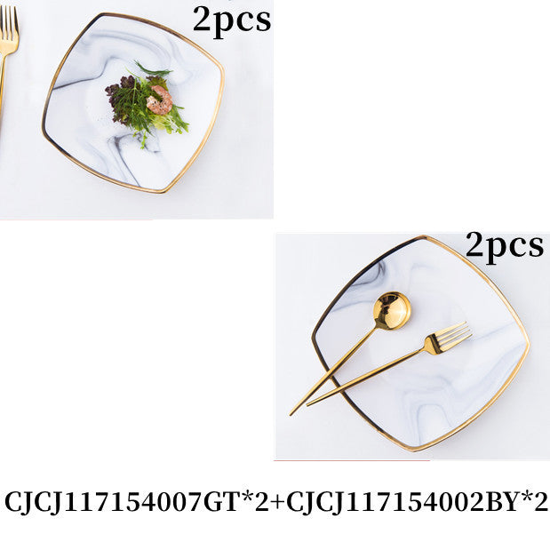 Japanese Style Combination Tableware Set, Household Ceramic Dishes And Dishes