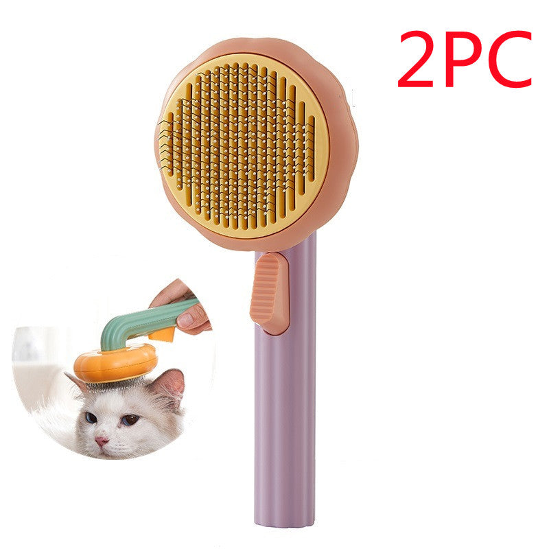 Self-cleaning Pet Cat Brush